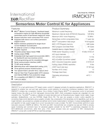 IRMCK371TY數據表 封面