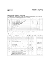 IRS20124STRPBF Datasheet Page 3