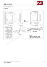 IS31BL3555-ZLS4 Datasheet Page 23