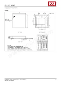 IS31FL3237-QFLS4-TR Datasheet Page 16