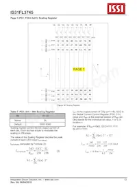 IS31FL3745-CLS4-TR Datasheet Page 12