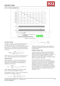 IS31FL3745-CLS4-TR Datasheet Page 16