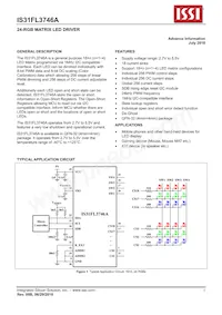 IS31FL3746A-QFLS4-TR 데이터 시트 표지