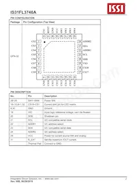 IS31FL3746A-QFLS4-TR Datasheet Page 2