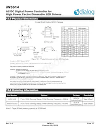 IW3614-00 Datasheet Page 17