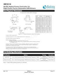 IW3614-00 데이터 시트 페이지 17