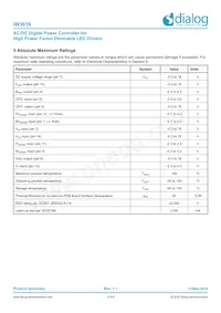 IW3616-01 Datasheet Page 4