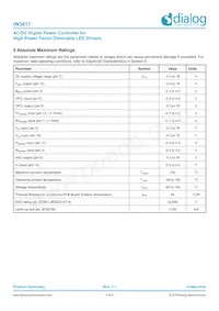 IW3617-01 Datasheet Page 4