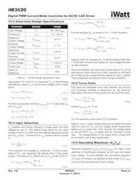 IW3620-00 Datasheet Page 13