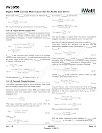 IW3620-00 Datasheet Page 16