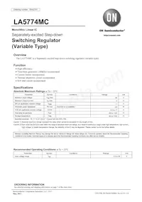 LA5774MC-E Datasheet Cover