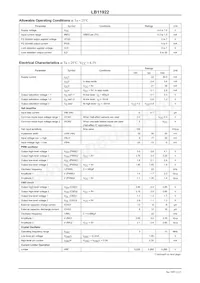LB11922-TLM-E Datasheet Page 2