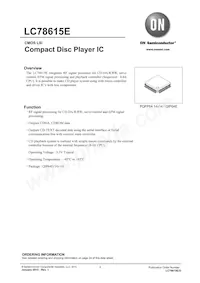 LC78615E-01US-H Datasheet Copertura