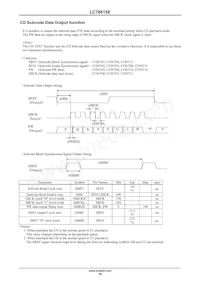 LC78615E-01US-H Datasheet Page 16