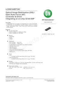 LC898124EP1XC-MH Datasheet Cover