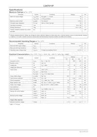 LV47011P-E Datasheet Page 2