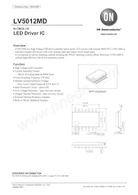 LV5012MD-AH Datasheet Cover