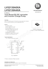 LV52130A4XA-VH Datasheet Copertura