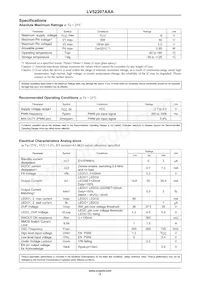 LV52207AXA-VH Datasheet Page 2