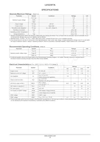 LV5239TAZ-NH Datasheet Page 4
