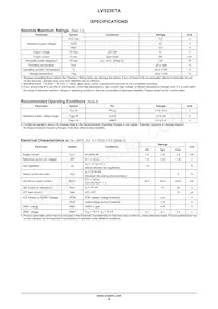 LV5239TAZ-NH Datasheet Pagina 4