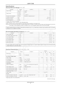 LV8111VB-AH Datasheet Pagina 2