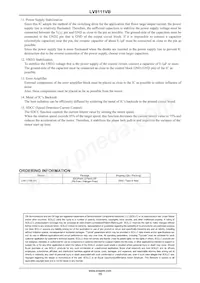 LV8111VB-AH Datasheet Page 15