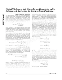 MAX15040EWE+T Datasheet Page 12