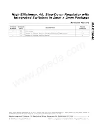 MAX15040EWE+T Datasheet Page 15