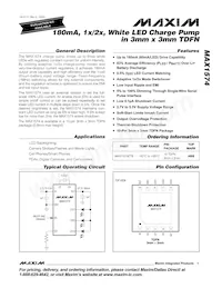 MAX1574ETB+TGA8 Datenblatt Cover