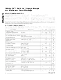MAX1575ETE+TG104 Datasheet Page 2
