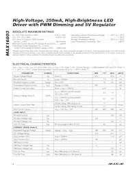 MAX16803ATE/V+T Datasheet Pagina 2