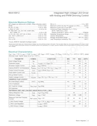 MAX16812ATI/V+T Datasheet Page 2