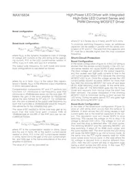 MAX16834ATP/V+ Datasheet Page 16
