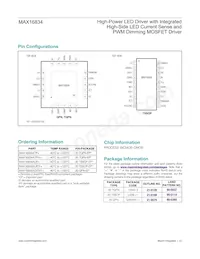 MAX16834ATP/V+ Datasheet Pagina 22