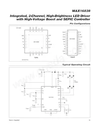 MAX16838AUP+T Datasheet Page 19