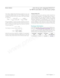 MAX16840ATB+TQR Datasheet Page 11