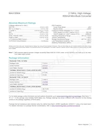 MAX16904RATB28/V+ Datasheet Page 3