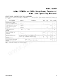 MAX16909RAUE/V+CMD Datasheet Page 4