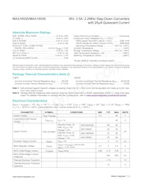 MAX16935SAUEB/V+T Datasheet Page 2