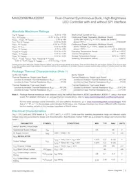 MAX20096ATJ/VY+T Datasheet Page 2