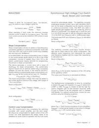 MAX25600ATI/VY+ Datasheet Pagina 21