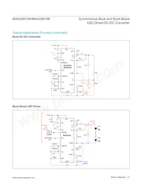 MAX25610BAUE/V+ 데이터 시트 페이지 21