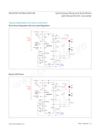 MAX25610BAUE/V+ 데이터 시트 페이지 22