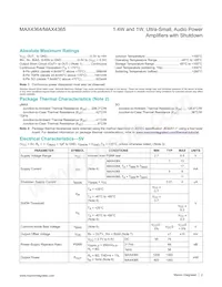 MAX4364ESA/V+T Datasheet Page 2
