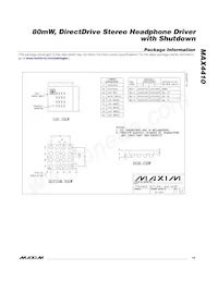 MAX4410EUD+TG40 Datasheet Page 19