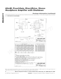 MAX4411ETP+TG24 Datasheet Page 18