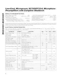 MAX4467EKA+TG51 Datasheet Page 2