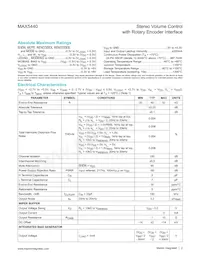 MAX5440EAG+T Datasheet Page 2