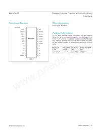 MAX5486EUG+T Datasheet Page 15